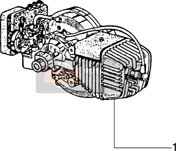 Piaggio Ciao M.Y. 99 1995 Motor para un 1995 Piaggio Ciao M.Y. 99