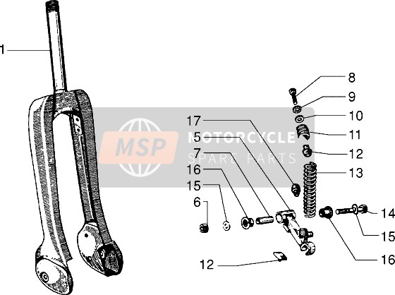 Suspension Fork Component Parts