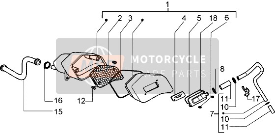 830504, Luftfilter Kompl. C19<>C34, Piaggio, 0