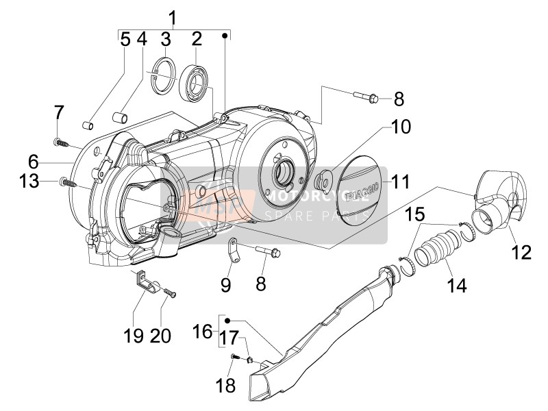 Crankcase Cover - Crankcase Cooling