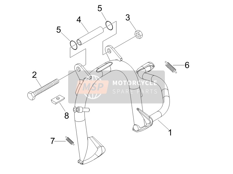 Piaggio Fly 125 4T E3 2009 Supporter/s pour un 2009 Piaggio Fly 125 4T E3