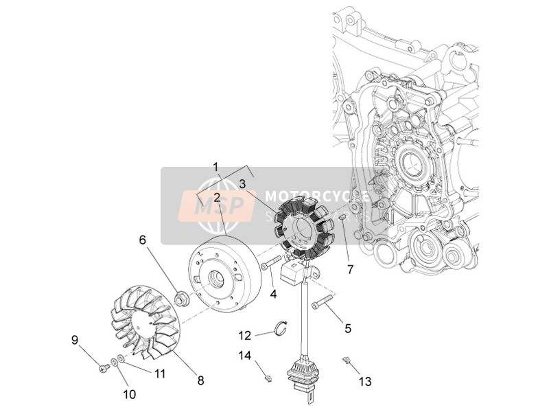 643167, Rotor, Piaggio, 0