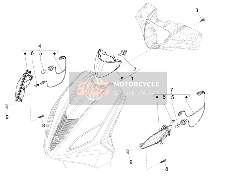 Front Headlamps - Turn Signal Lamps