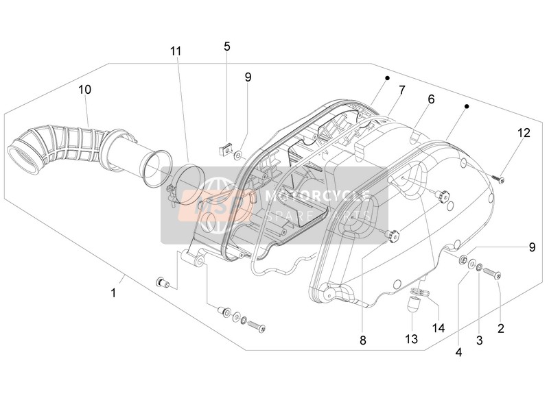 843849, Manchon, Piaggio, 0