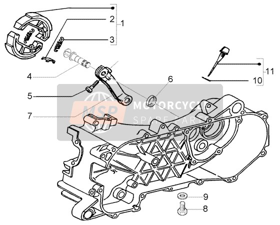 Piaggio Fly 50 2T 2004 Brake Lever for a 2004 Piaggio Fly 50 2T