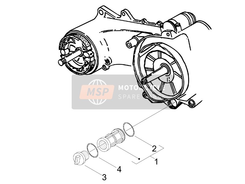 Flywheel Magnets Cover - Oil Filter