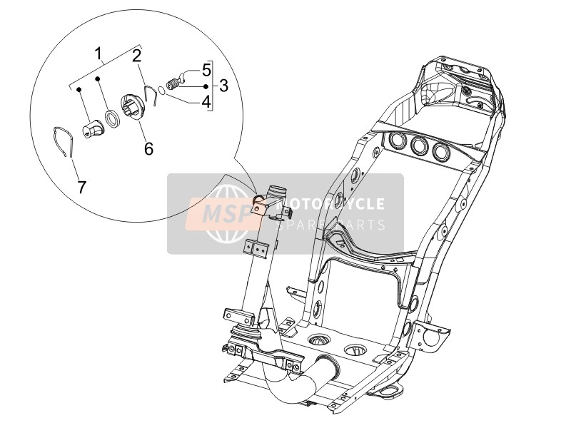 Piaggio Fly 50 4T 4V (USA) 2011 Locks for a 2011 Piaggio Fly 50 4T 4V (USA)