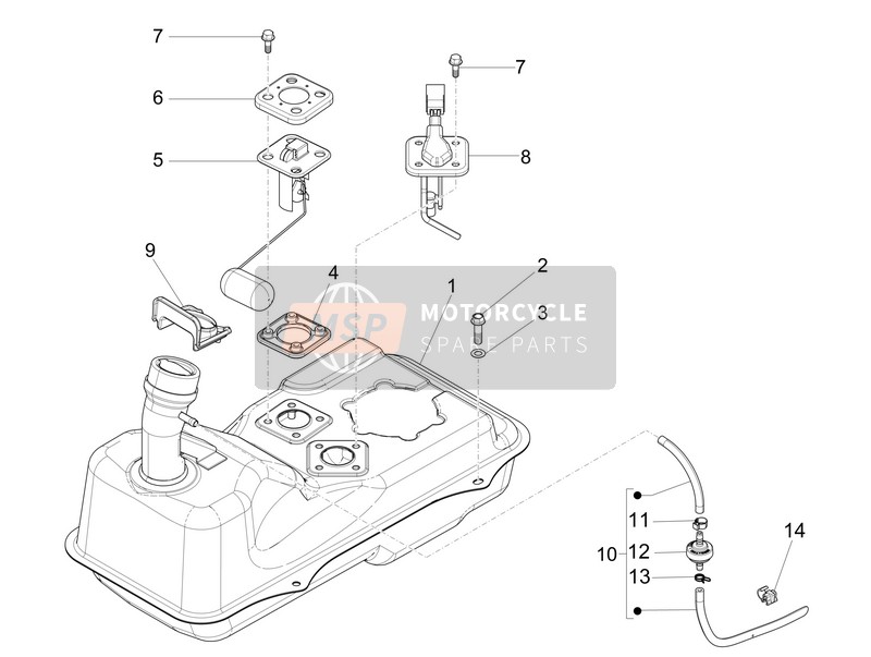 5A0000795, Tuyau De Purge, Piaggio, 0