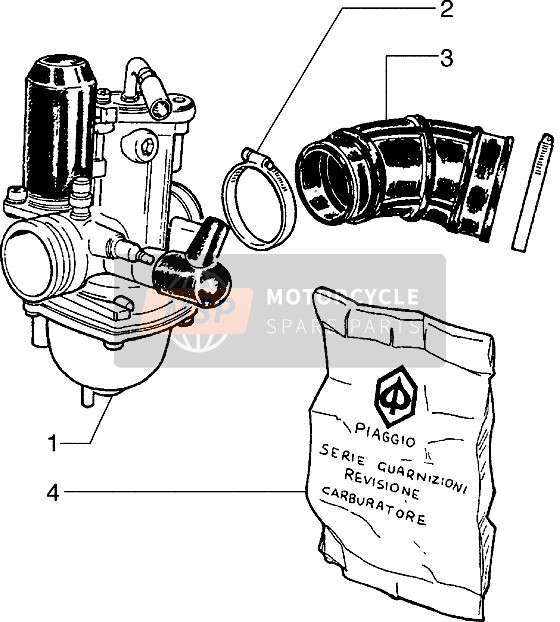 498413, Dichtungssatz, Piaggio, 1