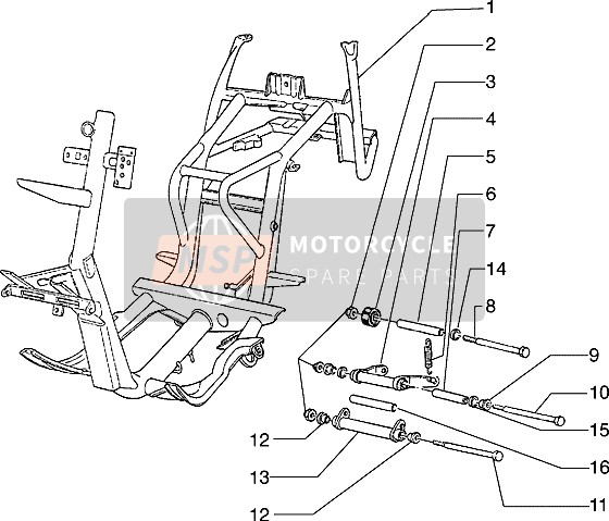 Chassis-Swing Arm-Side Stand