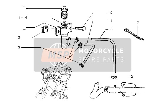 Piaggio Hexagon GT 2000 Bleeding System for a 2000 Piaggio Hexagon GT