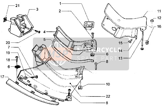 562722000C, Deflec Droit Noir, Piaggio, 0