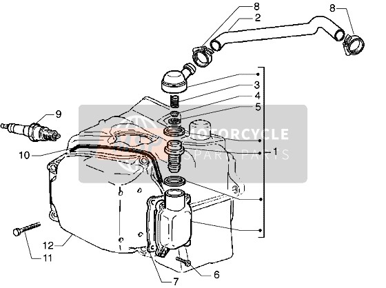 Piaggio Hexagon GTX 125 1999 Oil Drain Valve for a 1999 Piaggio Hexagon GTX 125