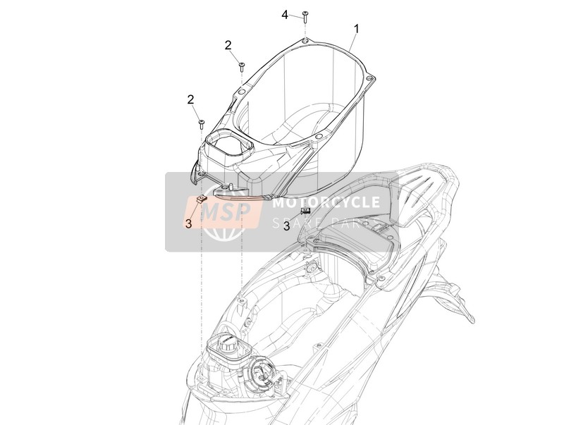 Helmet Housing - Under Saddle