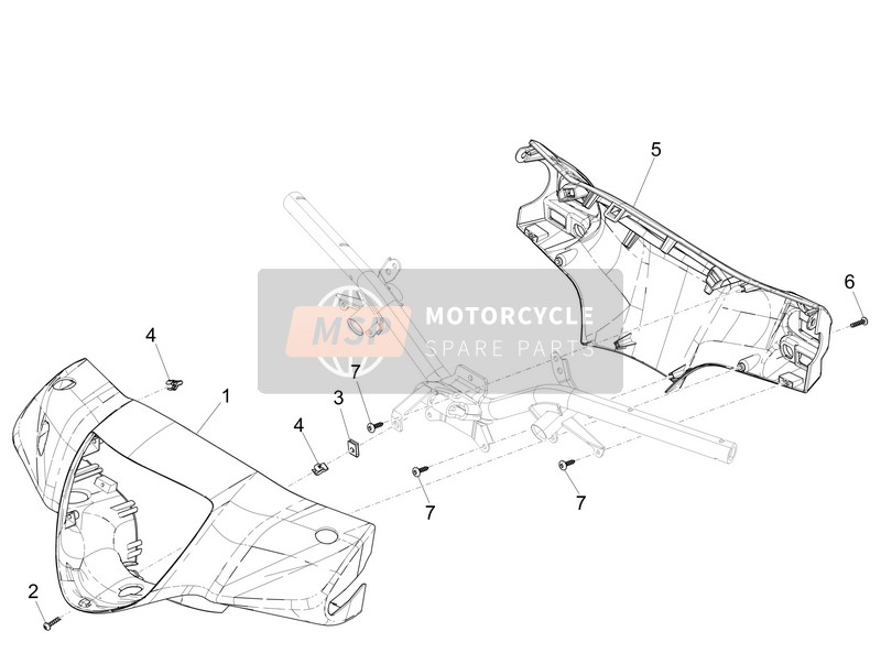 1B001354, Couvre Poignee Brut, Piaggio, 0