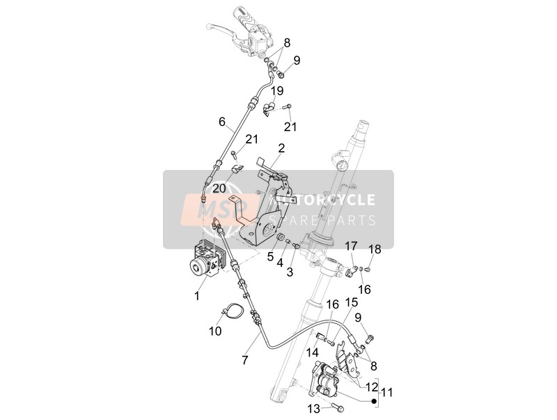 1C001328, Boîtier Commande Abs, Piaggio, 0