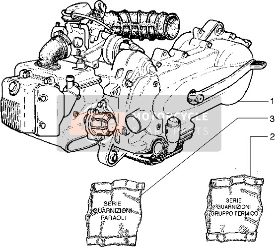 Piaggio Liberty 125 2000 Motore per un 2000 Piaggio Liberty 125