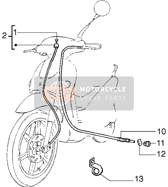 Piaggio Liberty 125 1998 Transmissies voor een 1998 Piaggio Liberty 125