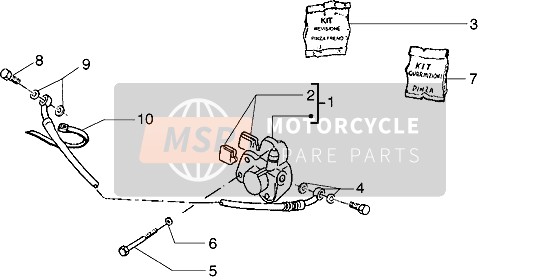 Piaggio Liberty 125 1999 Caliper for a 1999 Piaggio Liberty 125