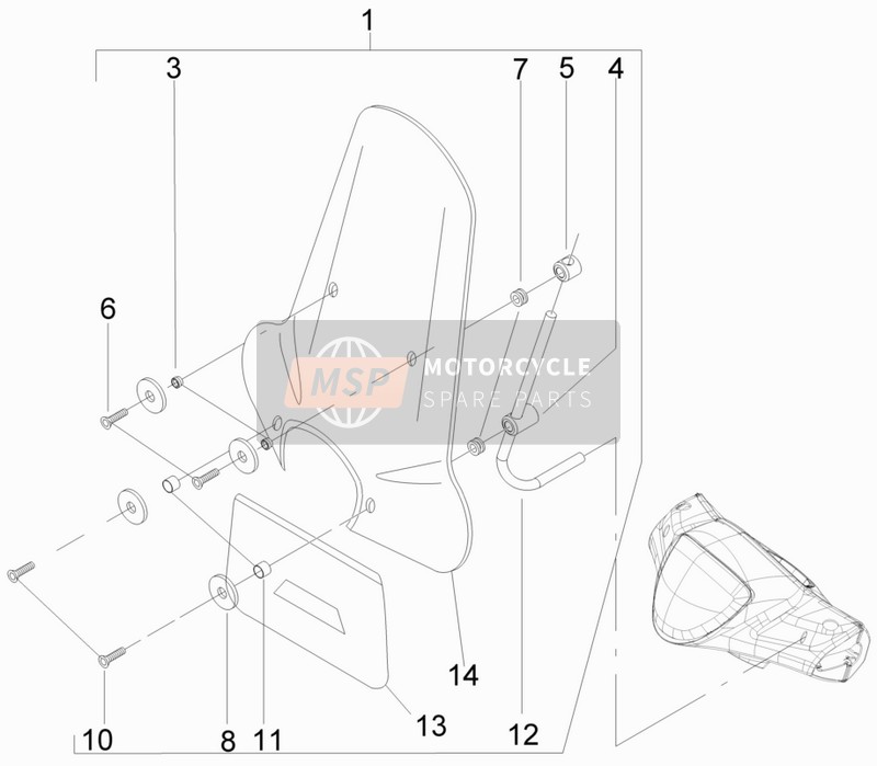 255638, Tornillo, Piaggio, 2