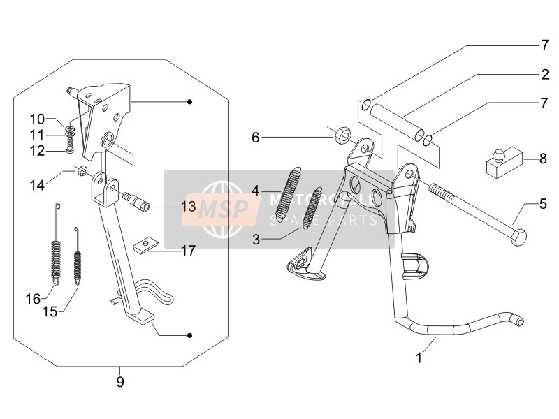 560619, Locking Screw, Piaggio, 3