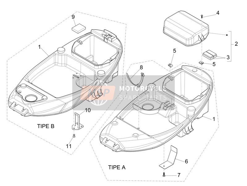 Helmet Housing - Under Saddle