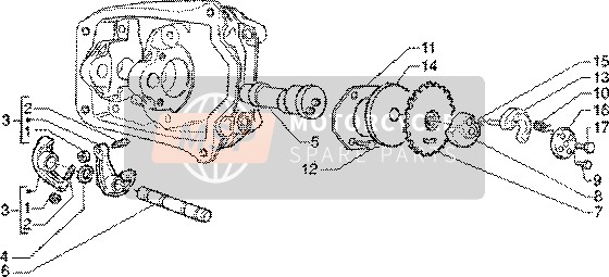 CM1273375, Carter, Piaggio, 1