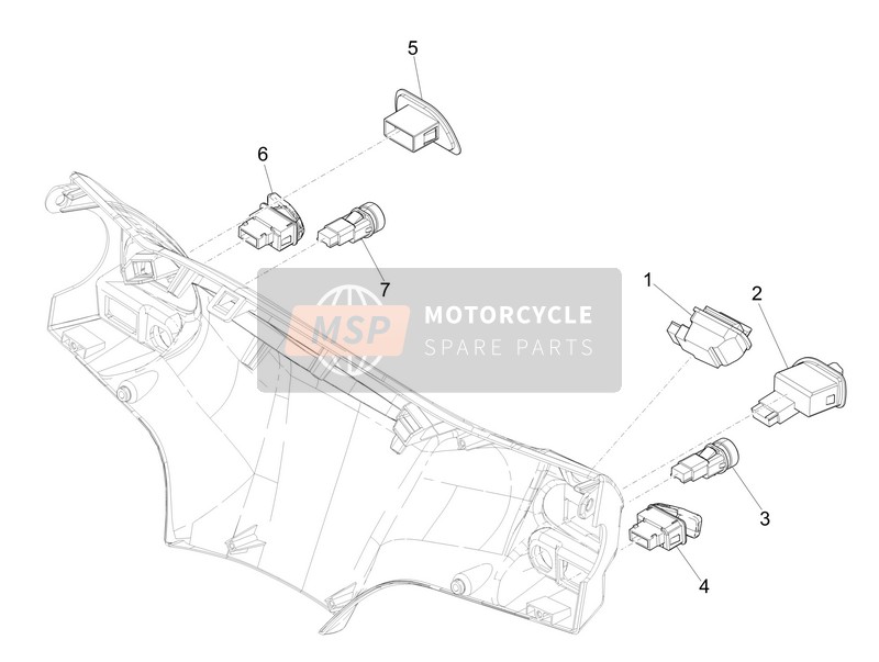 1D002403R, Start Pushbutton, Piaggio, 0