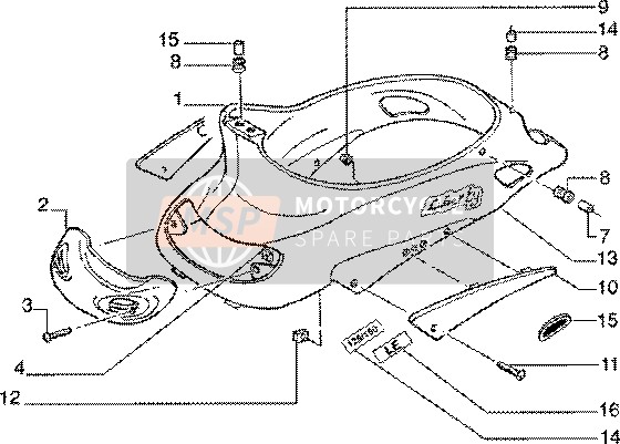 575495, Name Plate, Piaggio, 0