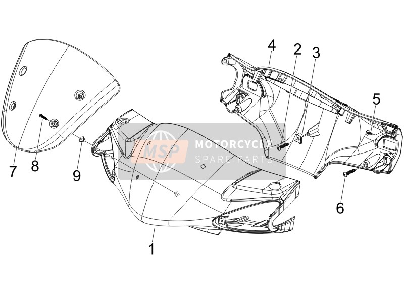 Piaggio Liberty 50 2T Sport 2007 Coberturas manillares para un 2007 Piaggio Liberty 50 2T Sport