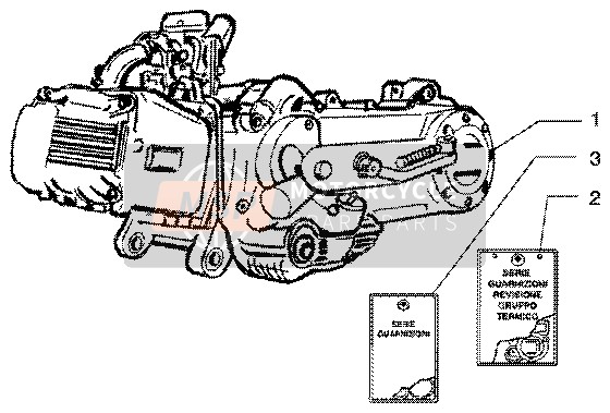 Piaggio Liberty 50 4T 2003 Motor para un 2003 Piaggio Liberty 50 4T