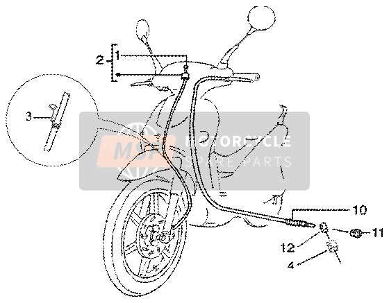 Piaggio Liberty 50 4T 2003 Transmisión para un 2003 Piaggio Liberty 50 4T