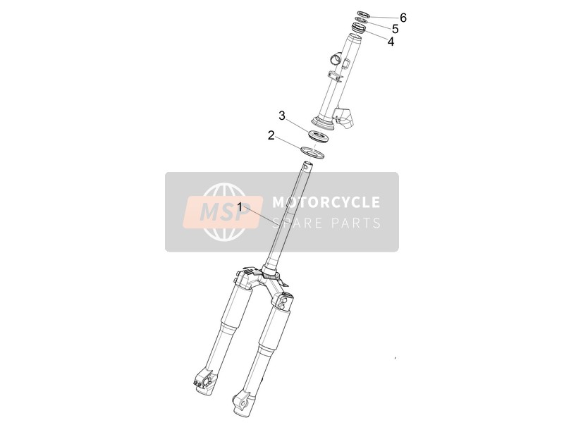 Fork/Steering Tube - Steering Bearing Unit (2)