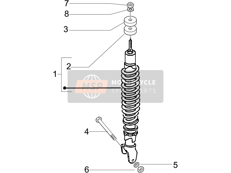Rear Suspension - Shock Absorber/s (2)