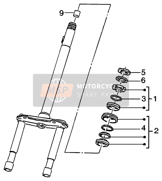 Steering Bearing Ball Tracks