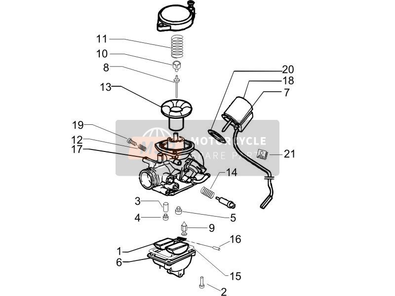 Carburateur Composants