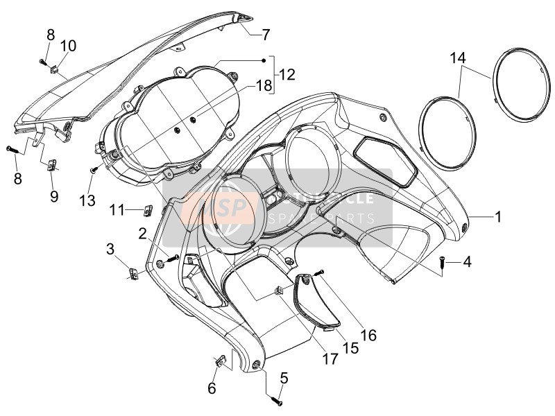 623187000C, Portellino Ispez.Liquido Raffr.To, Piaggio, 1