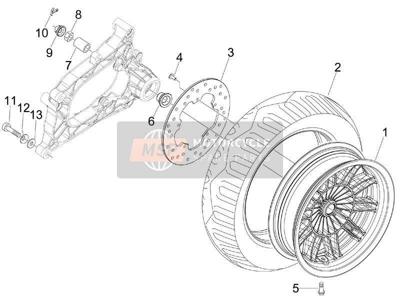 647802, Roue Arr., Piaggio, 0