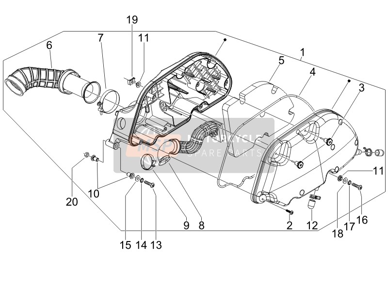 1A007660, Hülse, Piaggio, 2