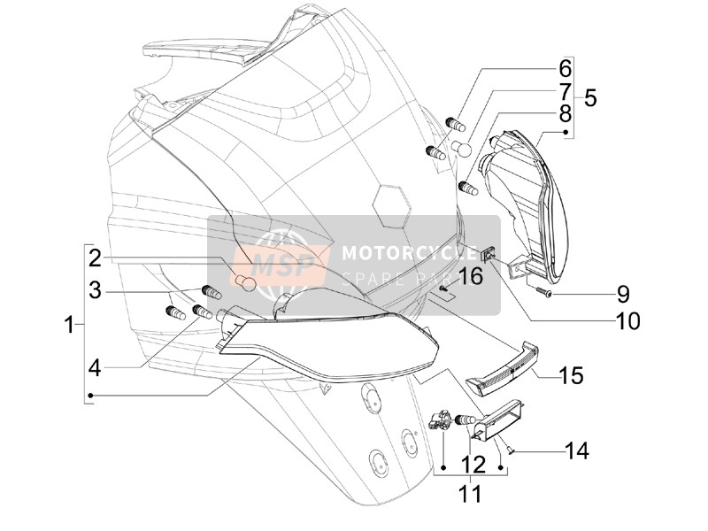 Rear Headlamps - Turn Signal Lamps