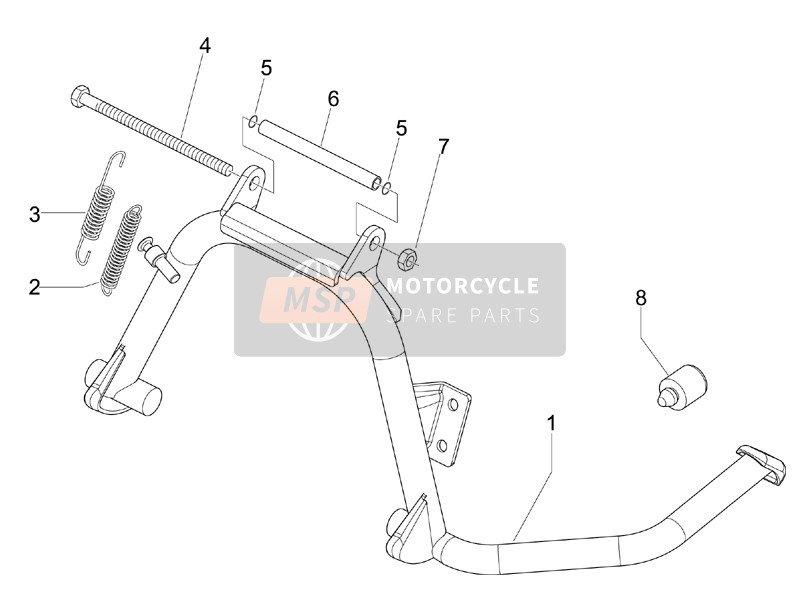 Piaggio MP3 250 (USA) 2007 Stand/s for a 2007 Piaggio MP3 250 (USA)