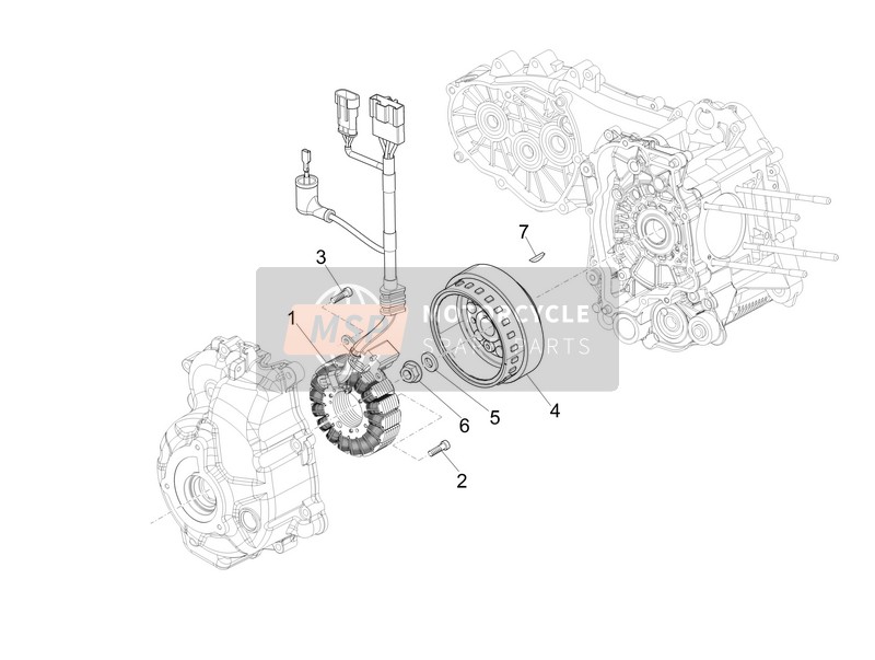 Piaggio MP3 300 ie E4 LT BUSINESS SPORT ABS (EU) 2017 Flywheel Magnets for a 2017 Piaggio MP3 300 ie E4 LT BUSINESS SPORT ABS (EU)