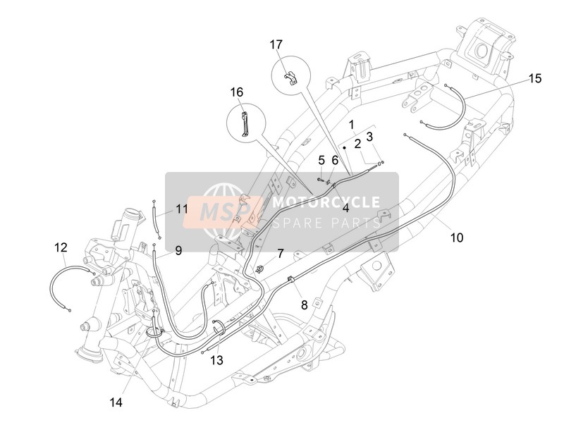 1C001324, Trasm C.Do Freno Staz.To, Piaggio, 0