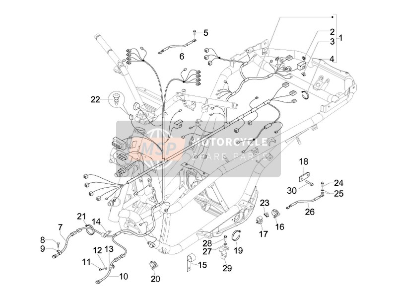 641192, Bracket, Piaggio, 0