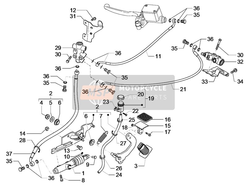 CM082805, Soupape Huile, Piaggio, 0