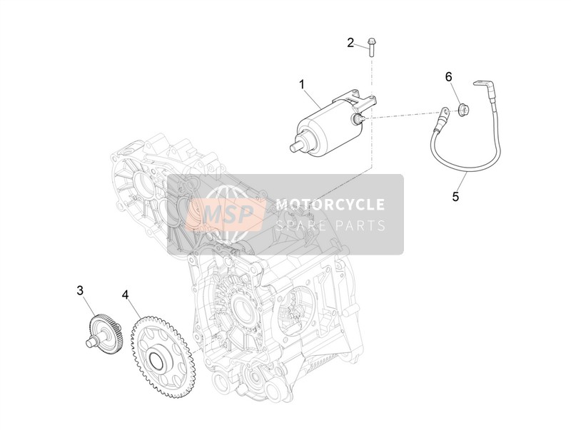 1A010205, Nut, Piaggio, 1