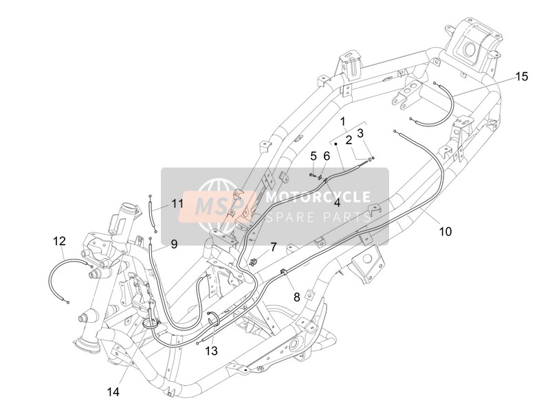 Piaggio MP3 500 LT Business (EMEA) 2015 Getriebe für ein 2015 Piaggio MP3 500 LT Business (EMEA)