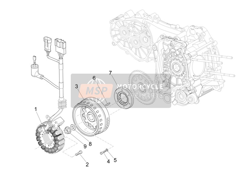 Piaggio MP3 500 SPORT BUSINESS ABS (USA) 2015 Aimants de volant pour un 2015 Piaggio MP3 500 SPORT BUSINESS ABS (USA)