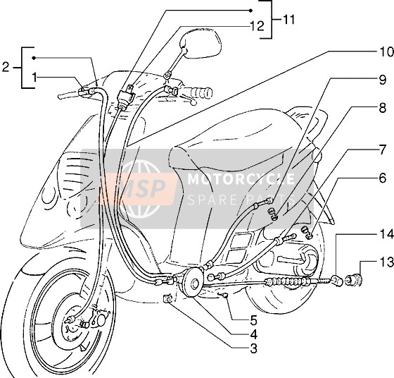 Piaggio NRG 1995 Transmissions for a 1995 Piaggio NRG