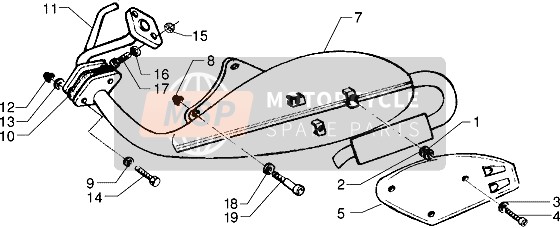 825784, Schutzstück, Piaggio, 2